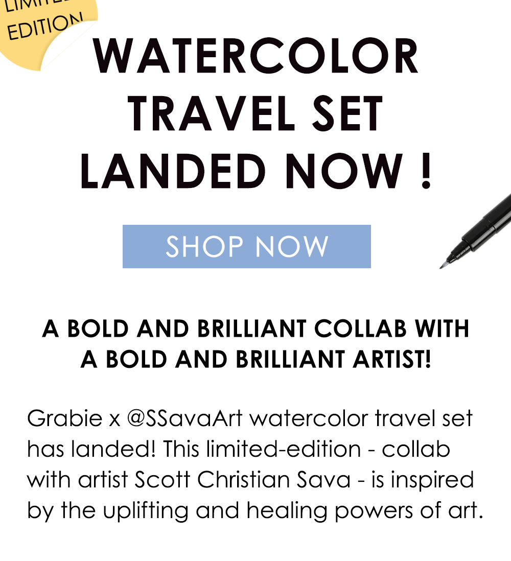 🤩Scott's Watercolor Travel Set has arrived! - Grabie