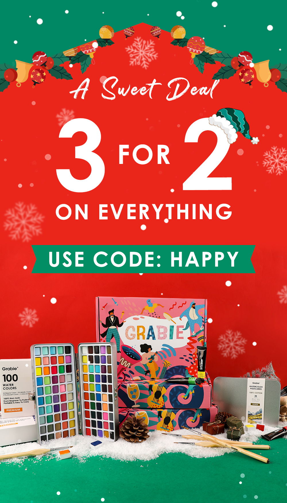 3 for 2, from us to you🎁 - Grabie