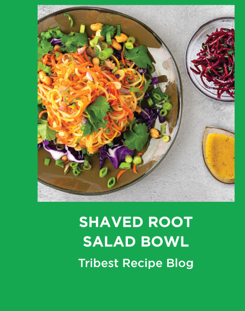 Shaved Root Salad Bowl - Tribest Recipe Blog