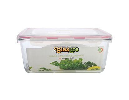 GlasLife® Airtight Rectangular Glass Storage Container