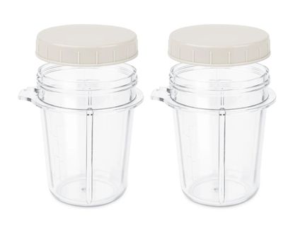 Personal Blender® BPA-Free Grinding Cups with Lids, Set of 2 (8 oz)