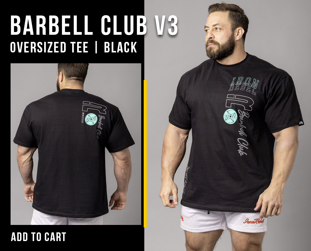 OG Barbell Club Oversized (Black) – Iron Rebel