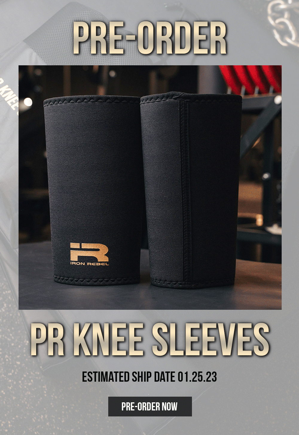 PR Knee Sleeves | Pre-Order - Iron Rebel