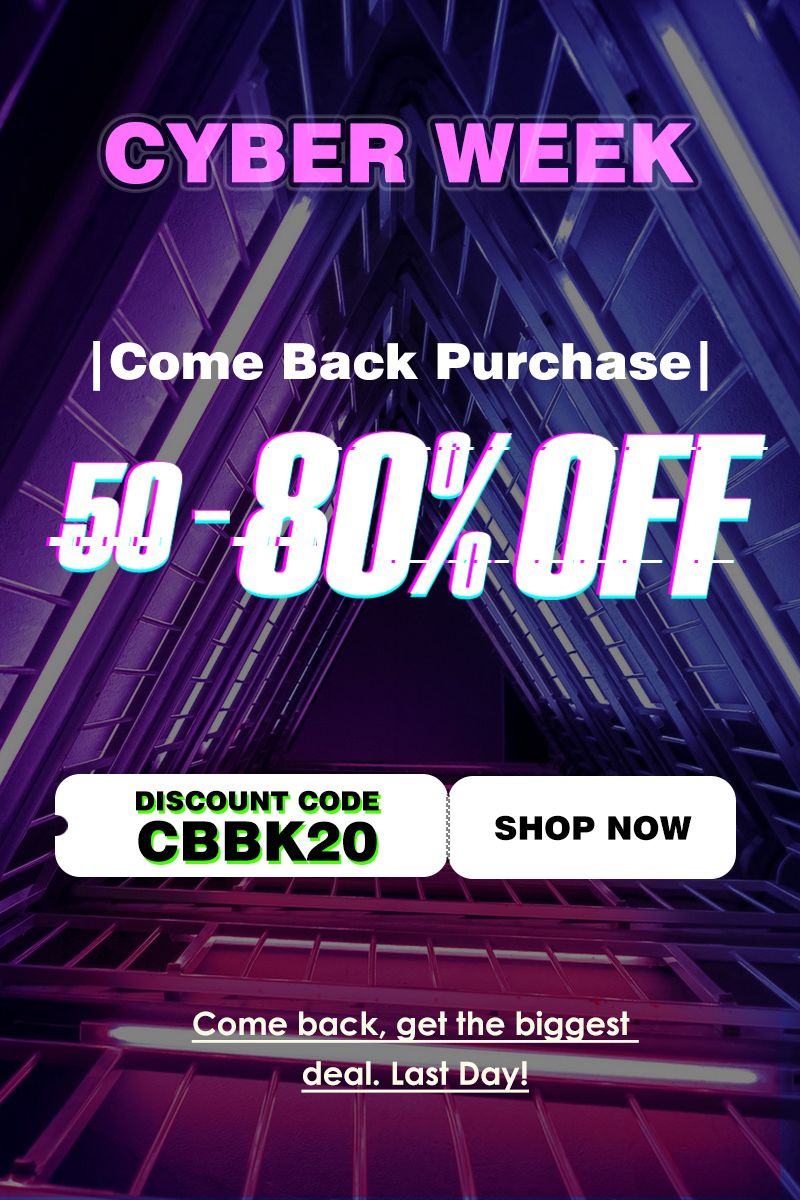 Cyber Week: Chubbycable Come Back Purchase.