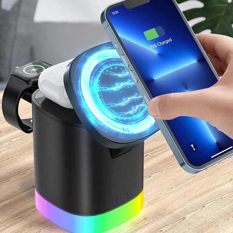 3-in-1 Magnetic Wireless Charging