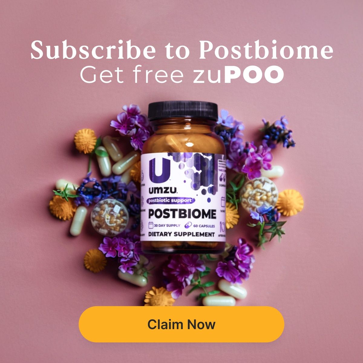Subscribe to Postbiome, Get free zuPOO