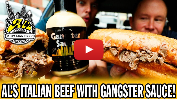 TRYING AL'S BEEF WITH OUR NEW FAVORITE SAUCE | Big Fork's Gangster Sauce!
